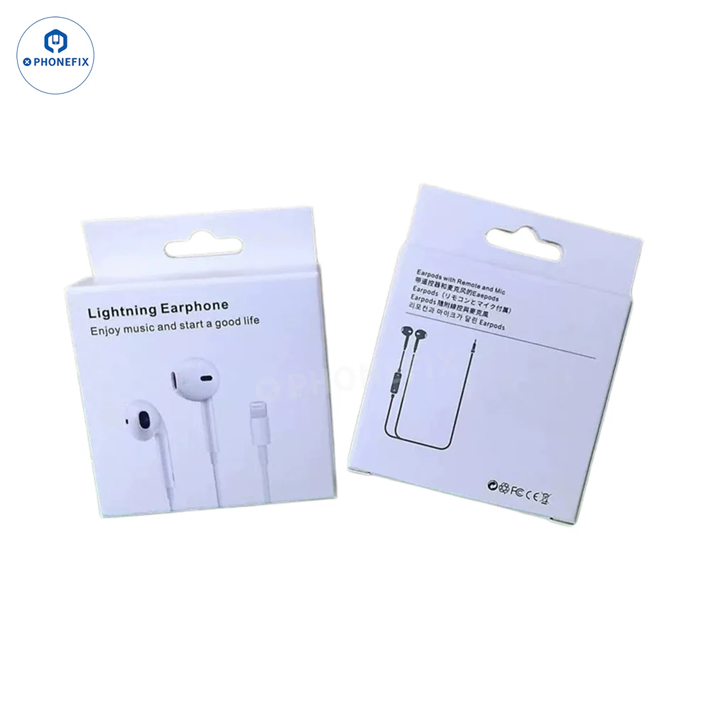 Lightning/USB-C Wired EarPods In-ear Headphones for Apple Huawei - Image 2