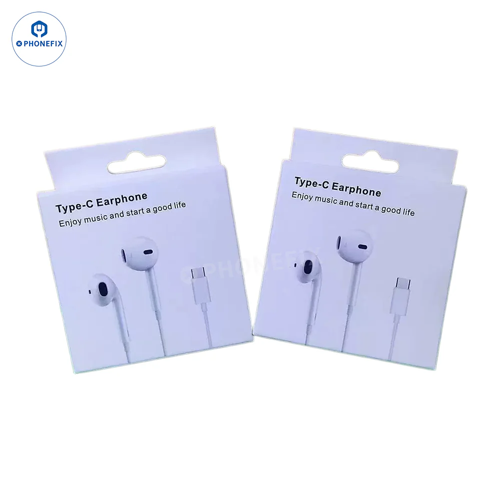 Lightning/USB-C Wired EarPods In-ear Headphones for Apple Huawei - Image 3