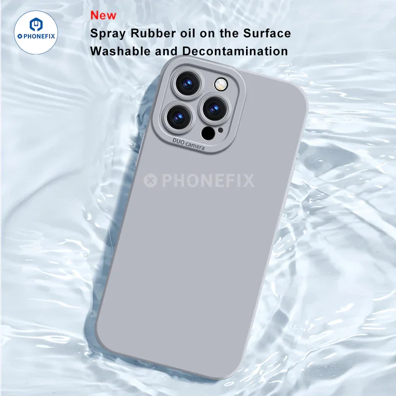 Liquid Silicone Full Protection Case for iPhone 11-15 Pro Max - Image 2