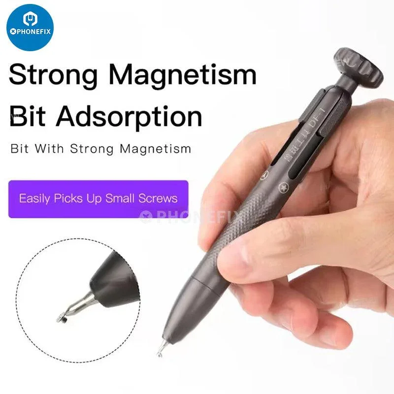 Luban DF-1 Magnetic Screwdriver 4-in-1 Bits Switchable - Image 4
