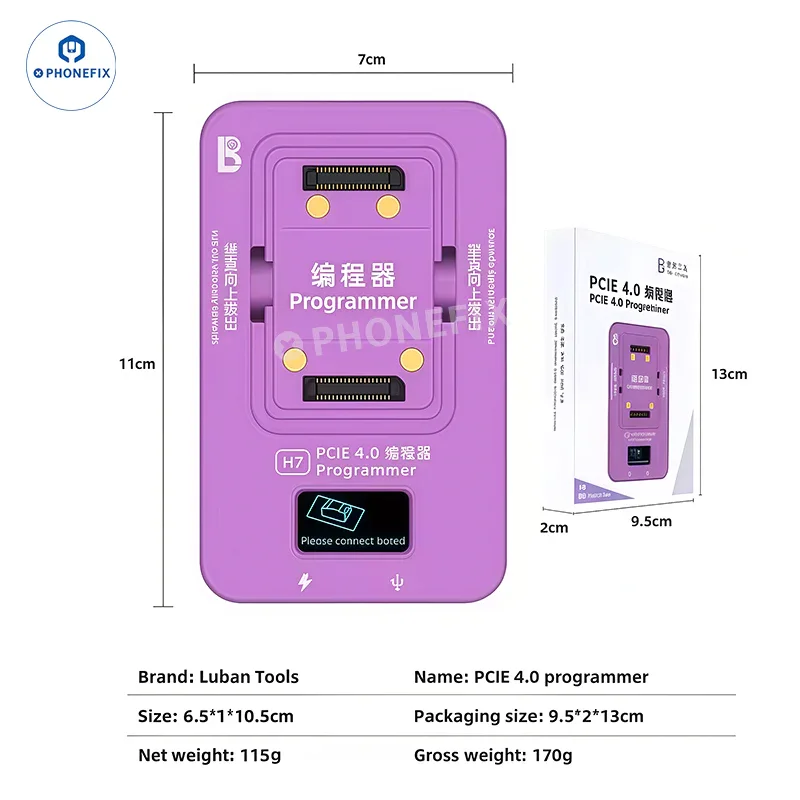 LUBAN H7 PCIE Nand Programmer BGA110/315/60/70 WIFI IC Module - Image 4