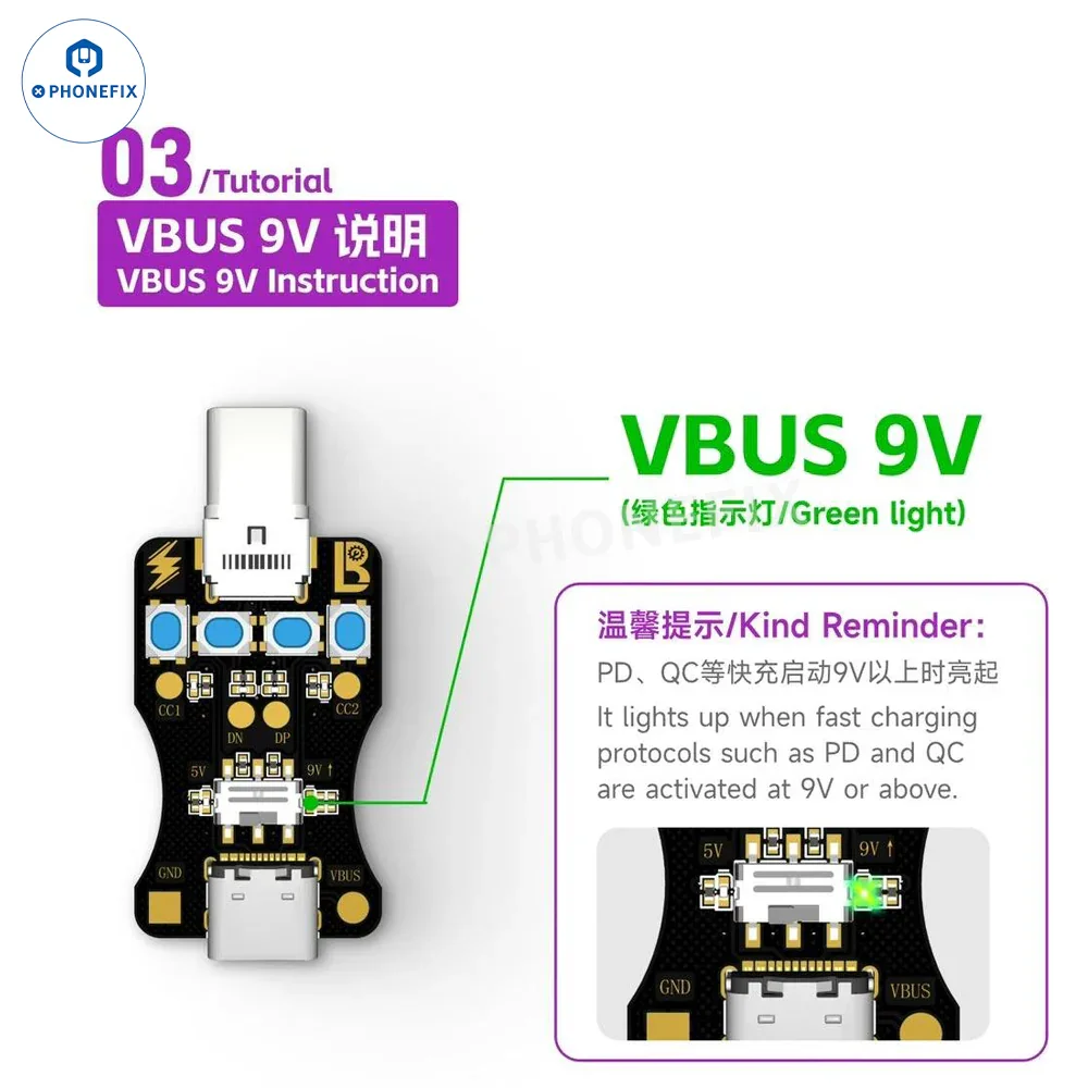 LUBAN Type-C Detection Board Non-disassembly Test Phone Tail Plug - Image 4