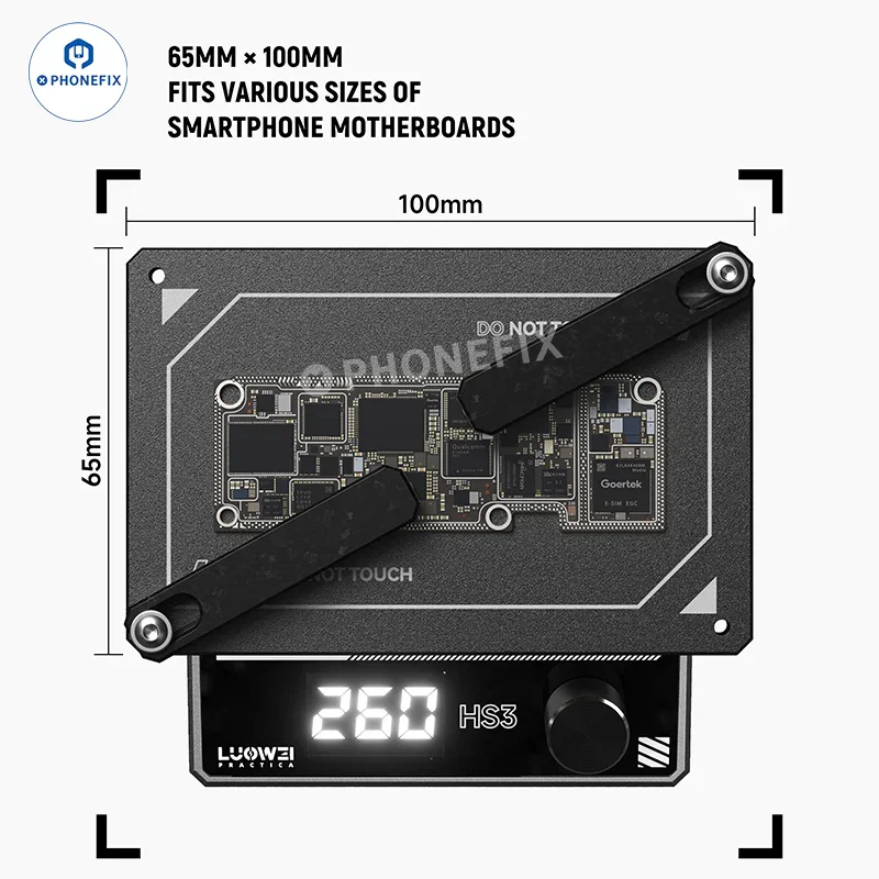 LUOWEI HS3 Preheating Platform Phone PCB Layering IC Glue Remover - Image 5