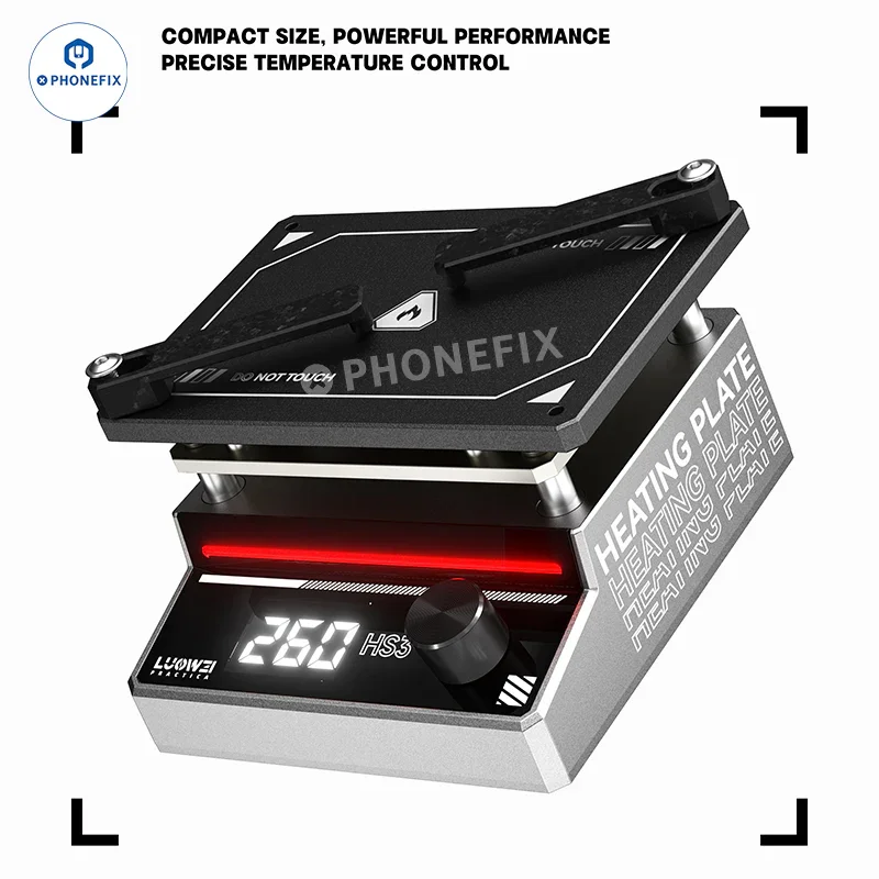 LUOWEI HS3 Preheating Platform Phone PCB Layering IC Glue Remover - Image 6