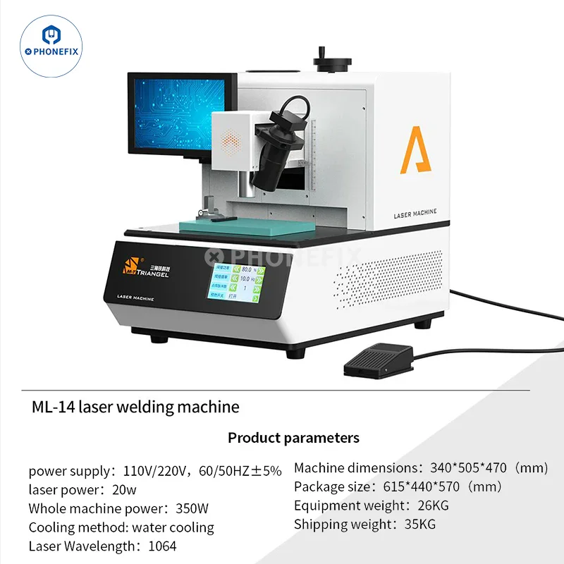 M-Triangel ML-14 Laser Welding Machine Phone Battery Spot Welder - Image 4