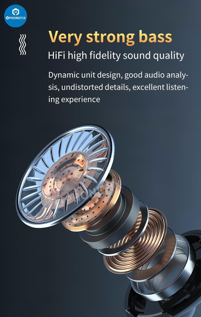 M10 TWS LED Bluetooth Waterproof Earphones 9D Wireless Earbuds - Image 14