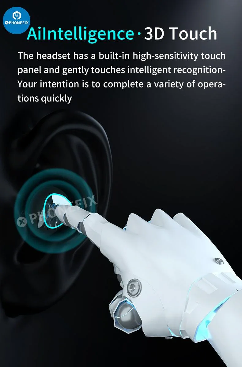 M10 TWS LED Bluetooth Waterproof Earphones 9D Wireless Earbuds - Image 5