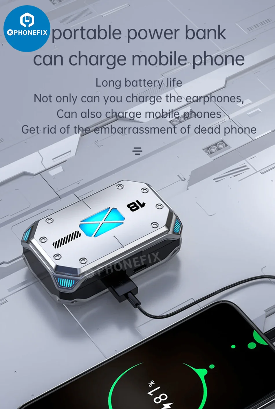 M43 Wireless Headphones Bluetooth Earphones With Touch Control - Image 11
