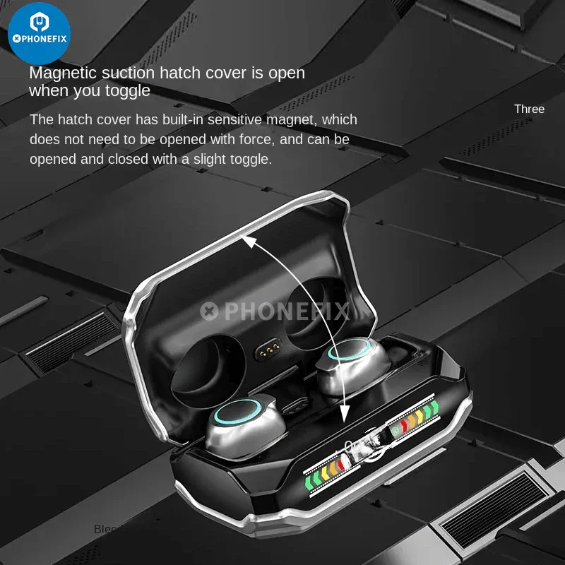 M43 Wireless Headphones Bluetooth Earphones With Touch Control - Image 5