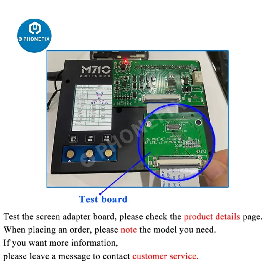 M710 LCD Screen Tester For Samsung Huawei Xiaomi Android Phones - Image 6