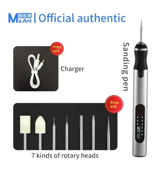 MA-Ant D1 Electric Polishing Pen Glue Remover Polishing Cutting - Image 11