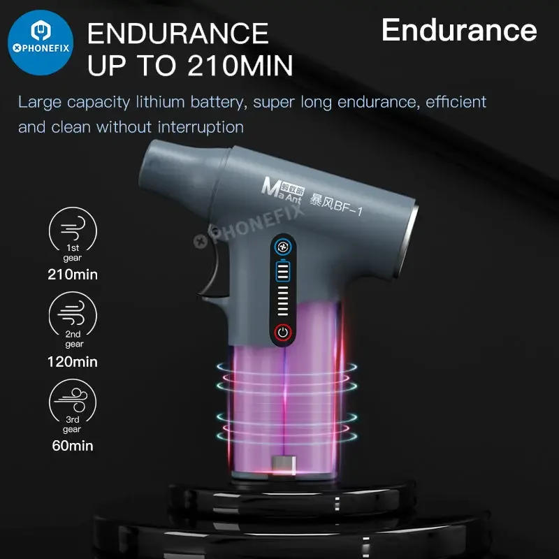 MaAnt BF-1 Blowing Suction Turbine Fan Dust Cleaner Gun - Image 11