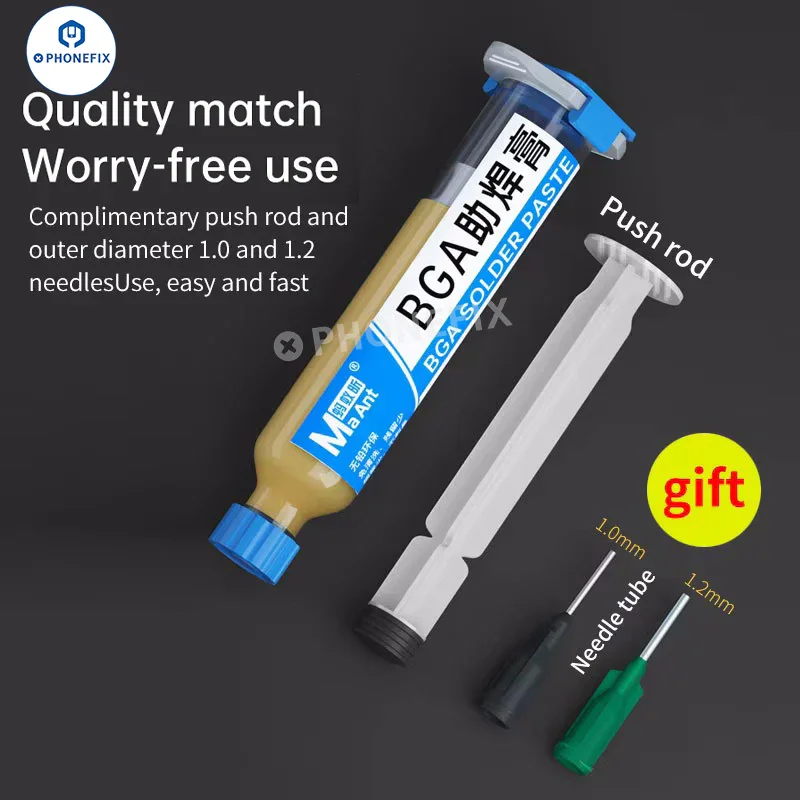 MaAnt BGA Solder Paste Halogen-free Lead-free Repair Flux - Image 4