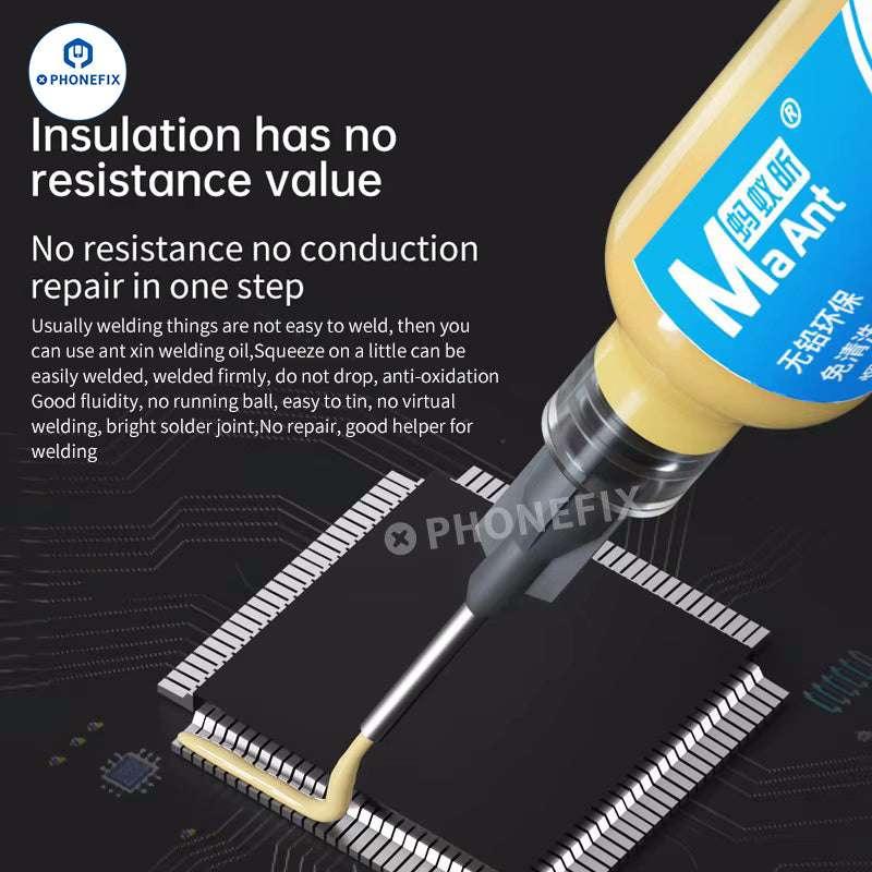 MaAnt BGA Solder Paste Halogen-free Lead-free Repair Flux - Image 5