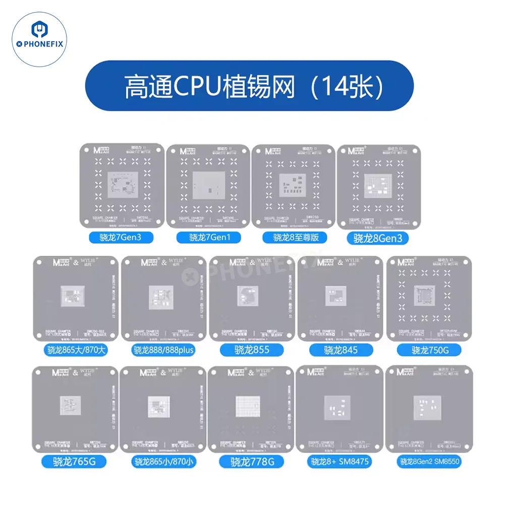 MaAnt C1 Tin Planting Platform For iPhone Qualcomm Hisilicon CPU - Image 13