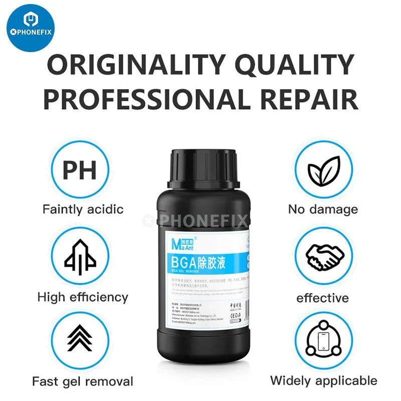 MaAnt CJY-01 500ml Gel/Glue Remover BGA IC Chip Adhesive Cleaner - Image 3