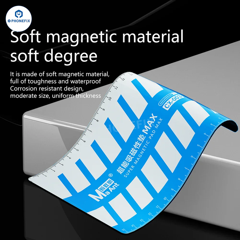 MaAnt CX-003 Super Magnetic Pad Screw Storage Measuring Ruler - Image 4