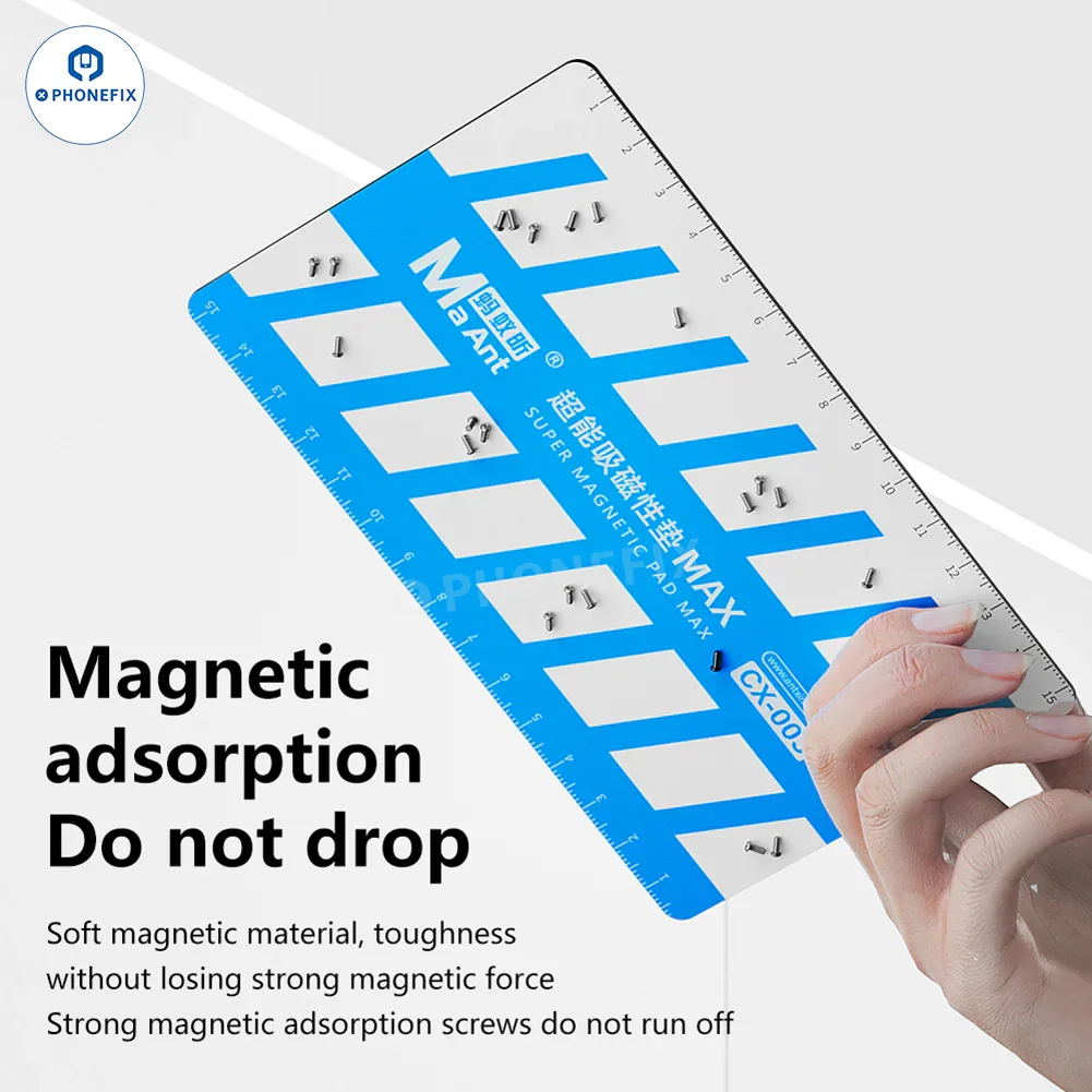 MaAnt CX-003 Super Magnetic Pad Screw Storage Measuring Ruler - Image 5