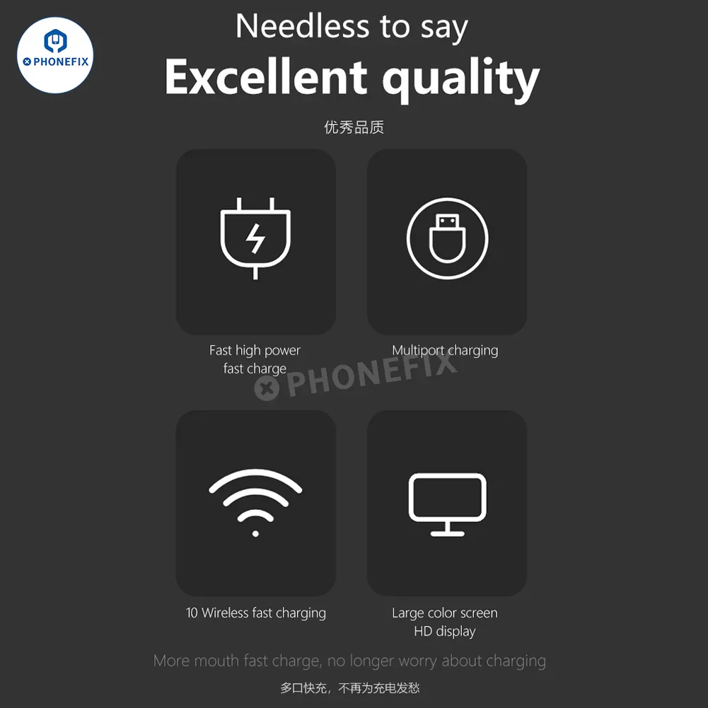 MaAnt DianBa No.2 Digital PD Fast Charger With 13 Ports Wireless Charging - Image 8