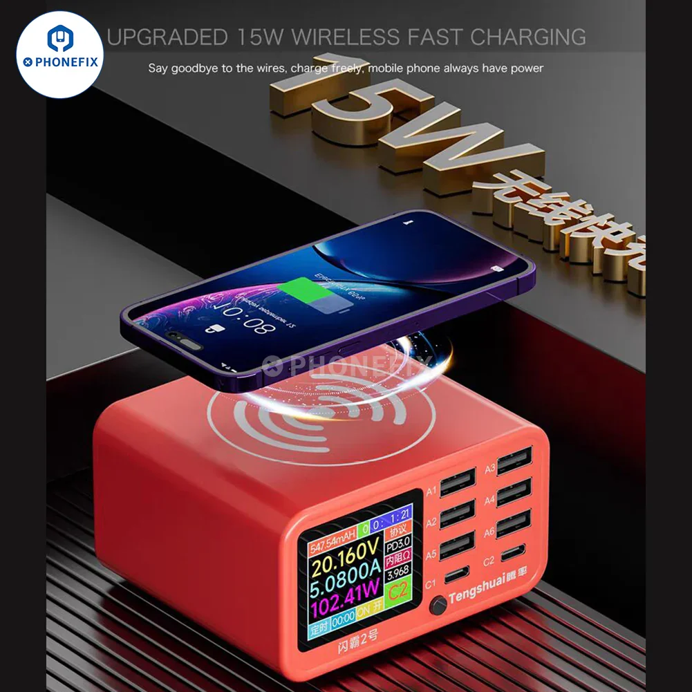 MaAnt DianBa TenSai PD 8-Port PD Charger Phone Current Detection - Image 11