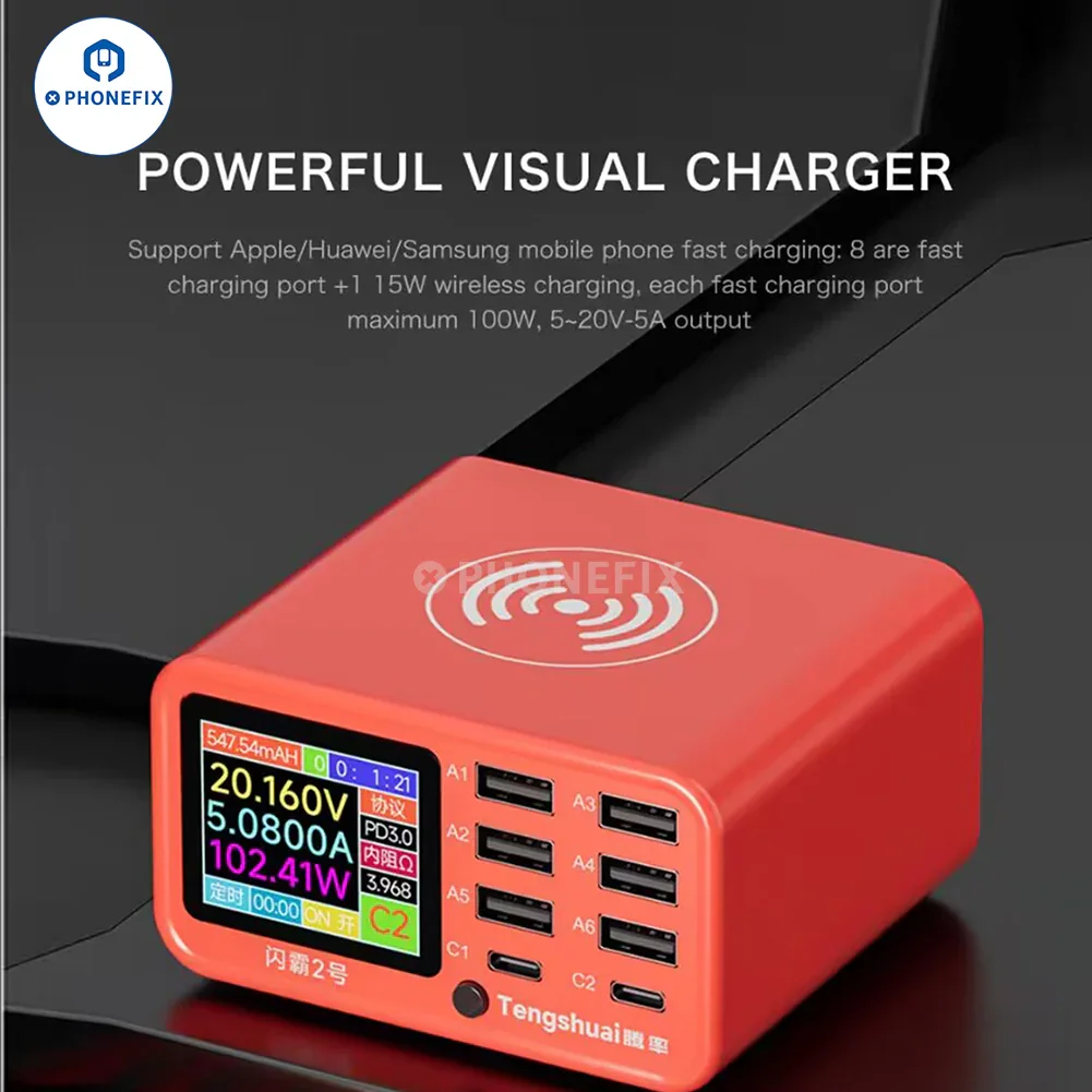 MaAnt DianBa TenSai PD 8-Port PD Charger Phone Current Detection - Image 4