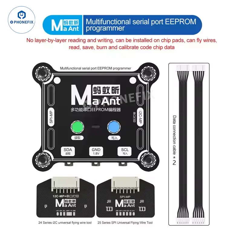 MaAnt E1 SN Port Charging EEPROM Programmer for iPhone Repair - Image 8