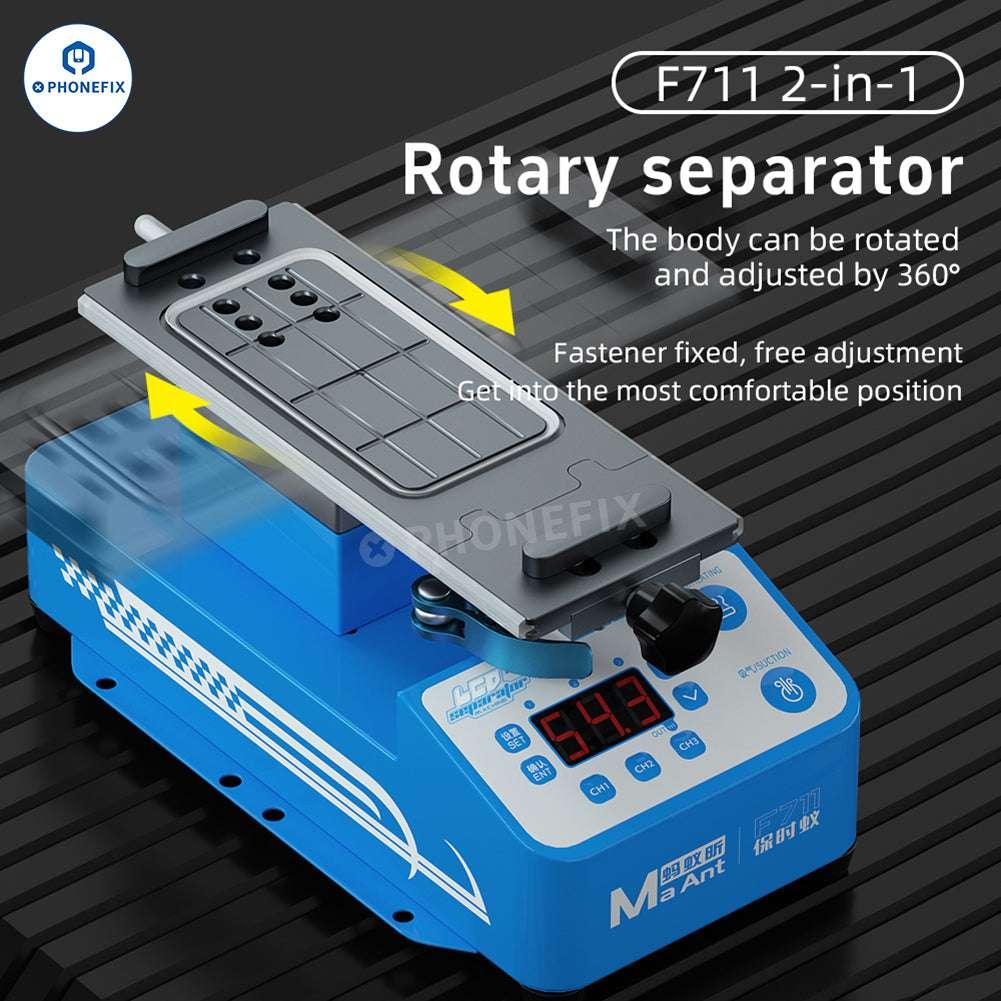 MaAnt F711 F712 Rotary Heating Separator Phone Screen Frame Remover - Image 5