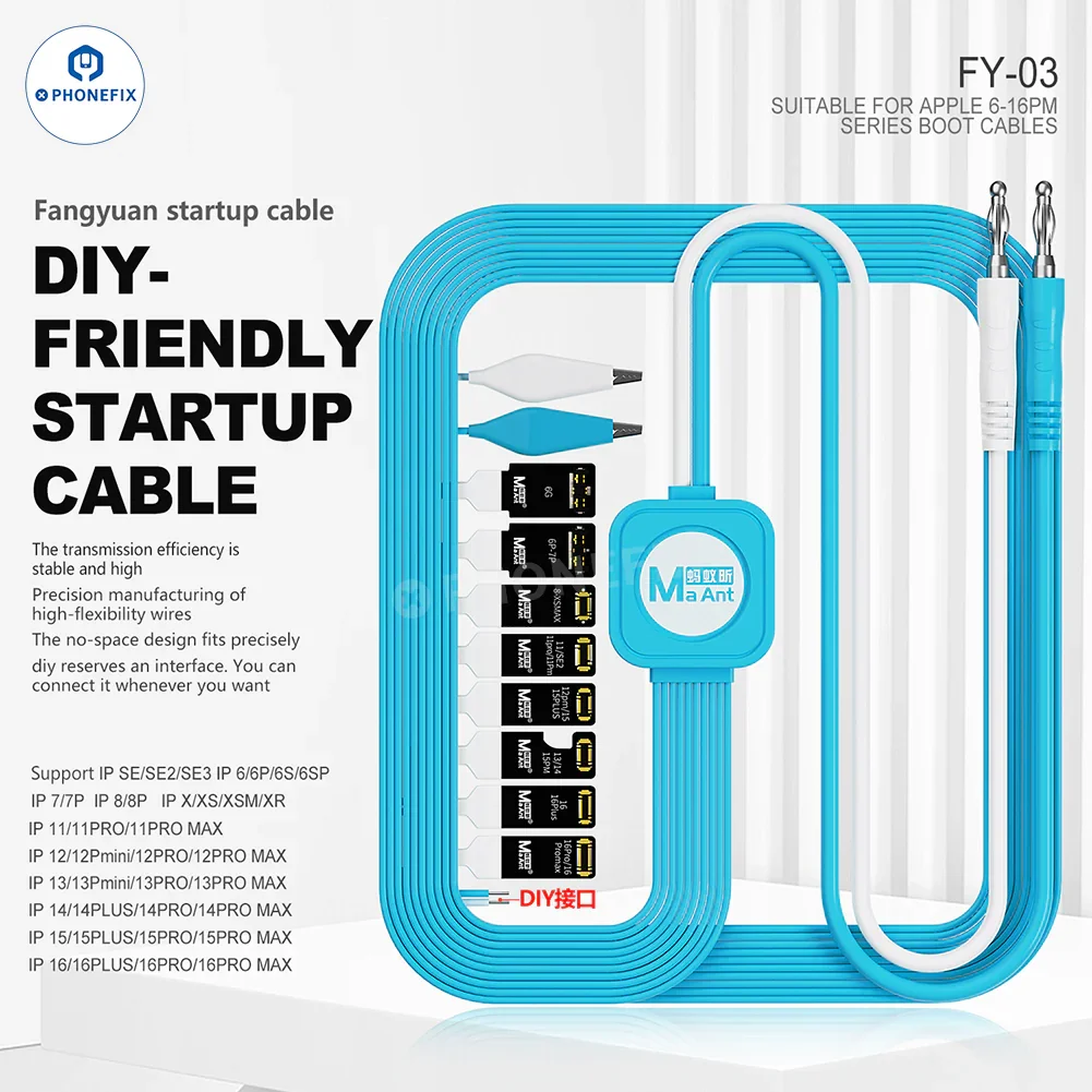 MaAnt FY-03 Power Cable for iPhone 6-16 Pro Max Startup Repairs - Image 2