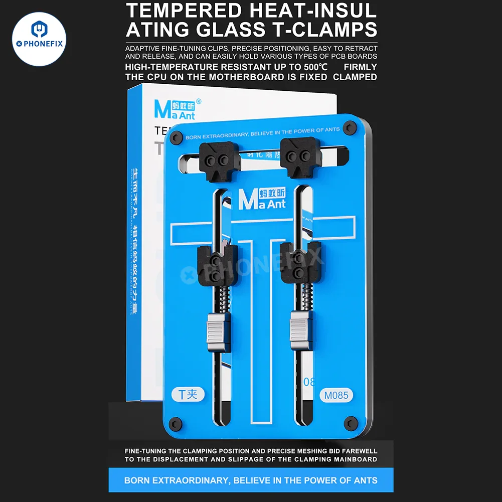 MaAnt FY01 M085 Tempered Insulation Glass Clamp Phone PCB Holder - Image 9