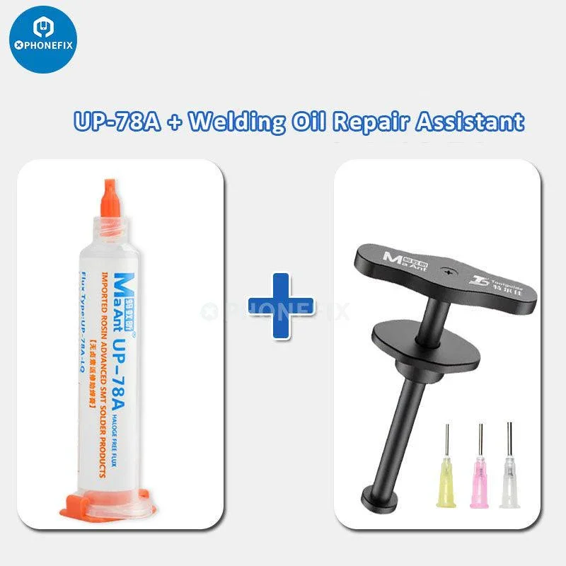 MaAnt Halogen-Free SMT Solder Paste Flux With Alloy Tube Welding Tool - Image 9