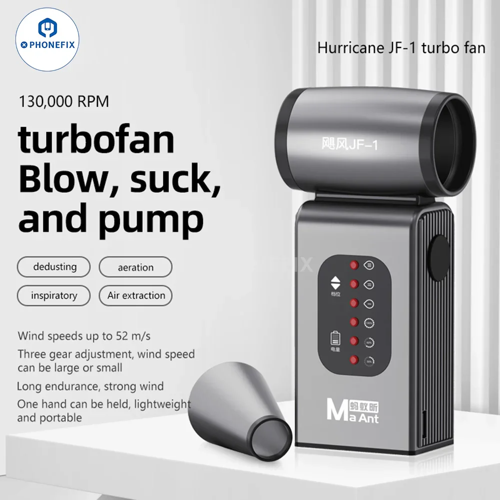 MaAnt Hurricane Violent Blower Handheld JF-1 Mini Turbo Jet Fan - Image 2