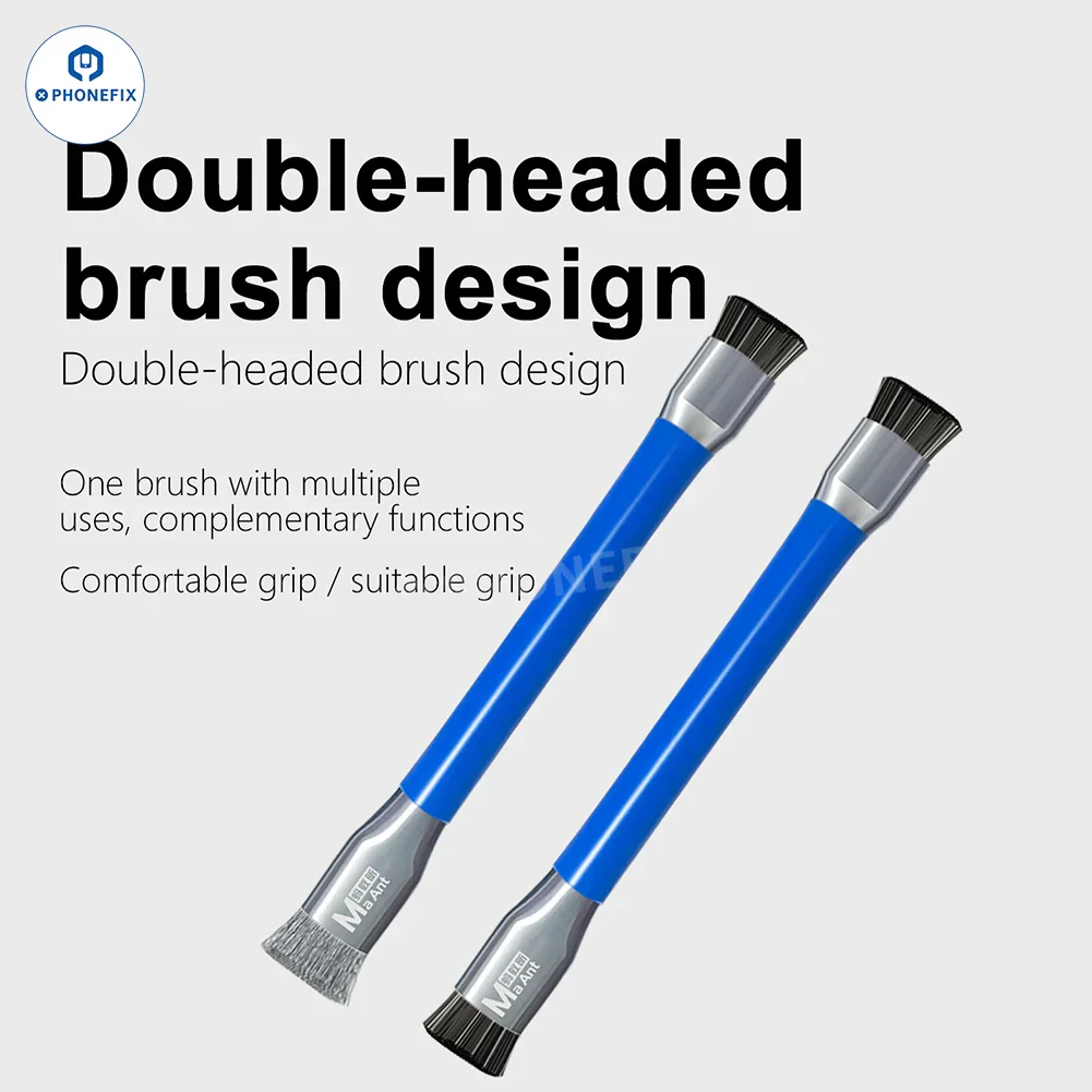 MaAnt M090A M090B Double-head Brush Mobile PCB IC Cleaning Tool - Image 3