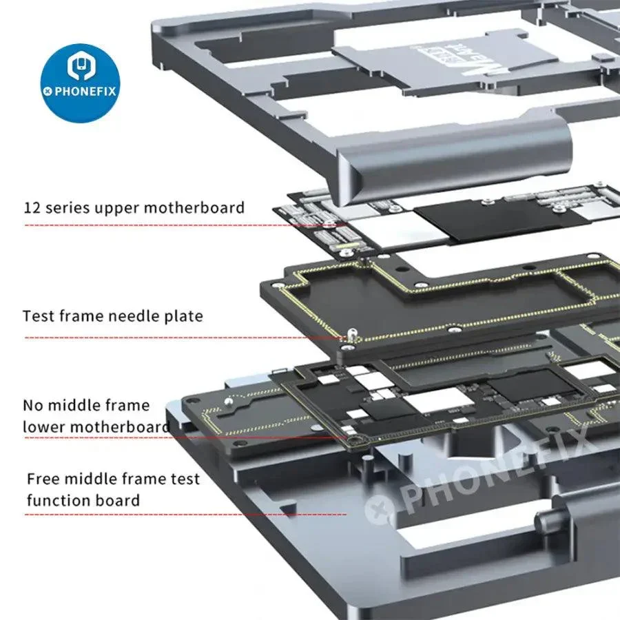 MaAnt Motherboard Layered Test Platform Fixture For iPhone X-12 ProMax - Image 5