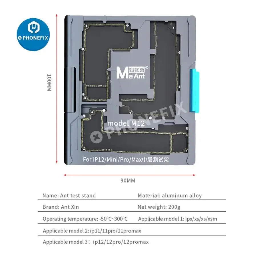 MaAnt Motherboard Layered Test Platform Fixture For iPhone X-12 ProMax - Image 6