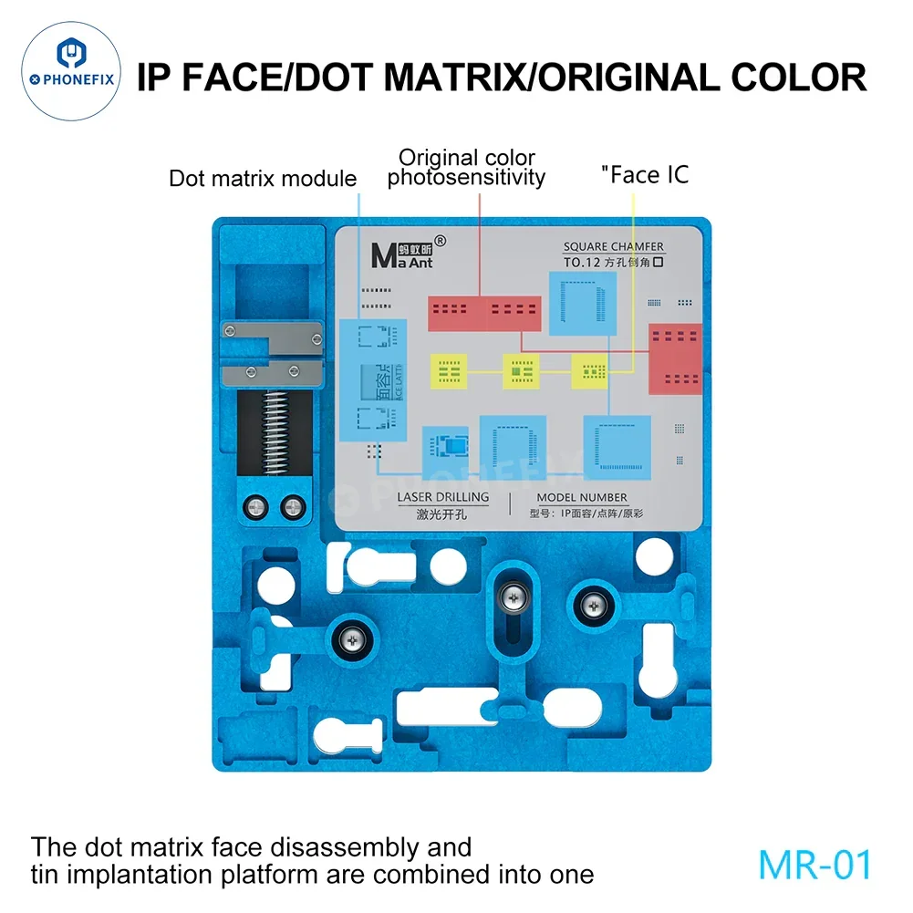 Face ID Lattice Repair Fixture Dot Matrix Tester For iPhone X-16 Pro Max - Image 4