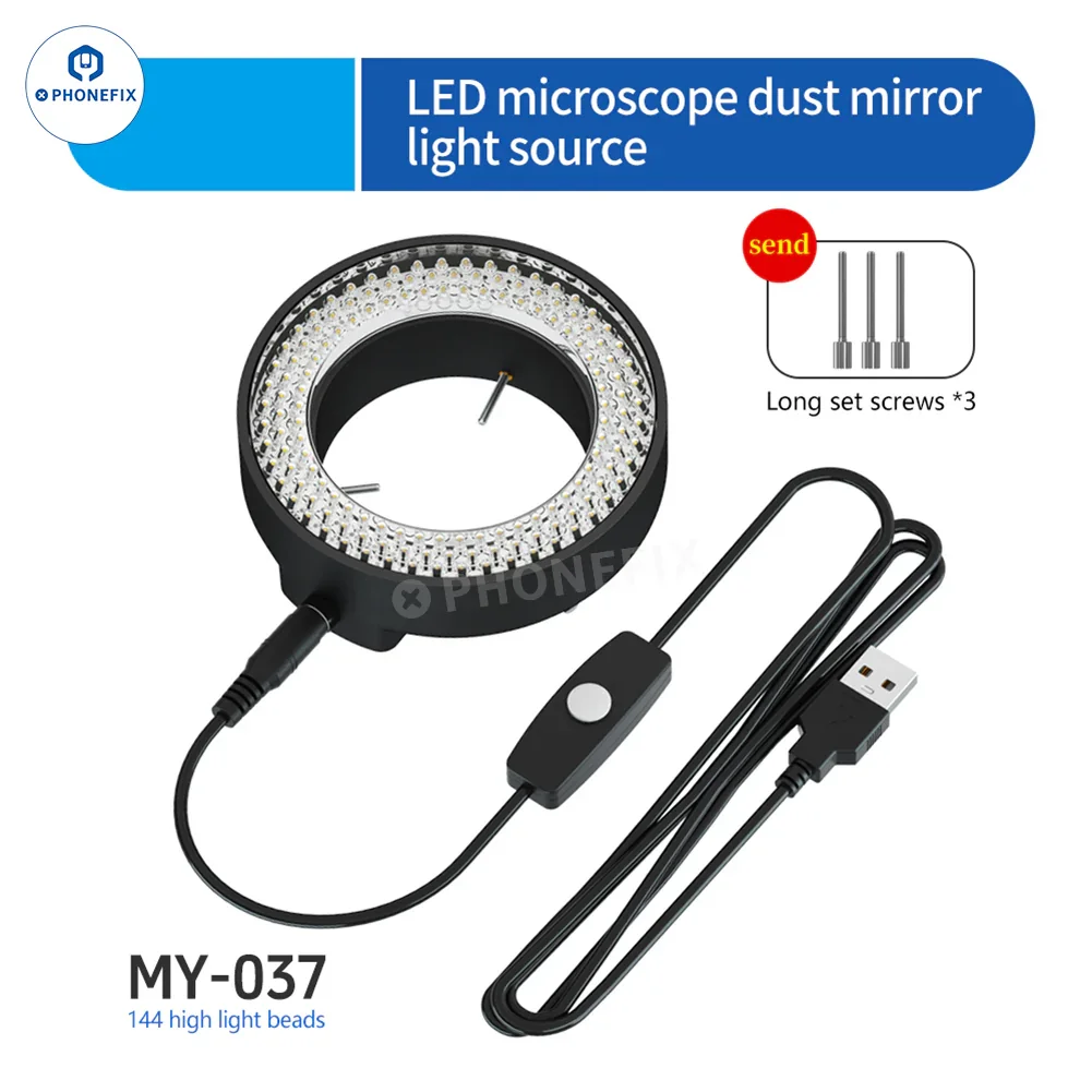 MaAnt MY-036 MY-037 MY-038 72/96/144 LED Microscope Ring Light - Image 7