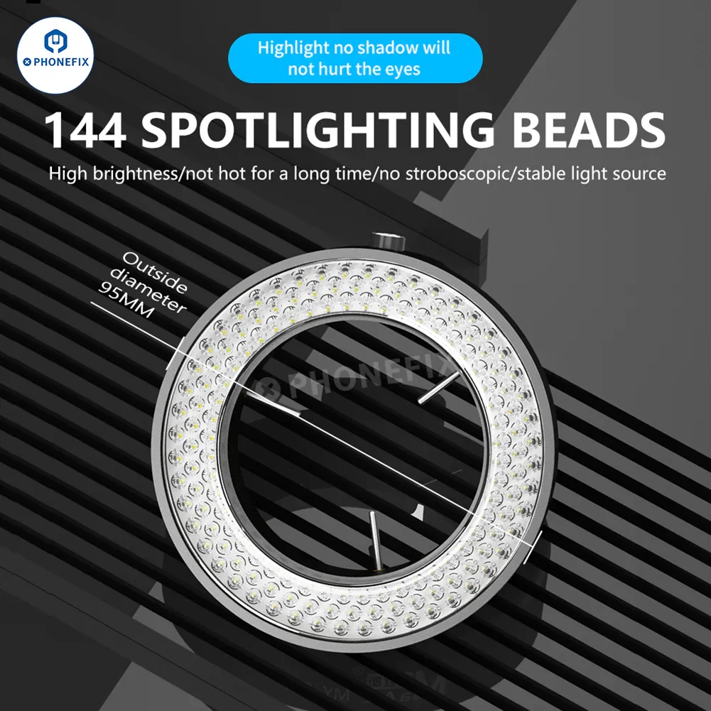 MaAnt MY-036 MY-037 MY-038 72/96/144 LED Microscope Ring Light - Image 8