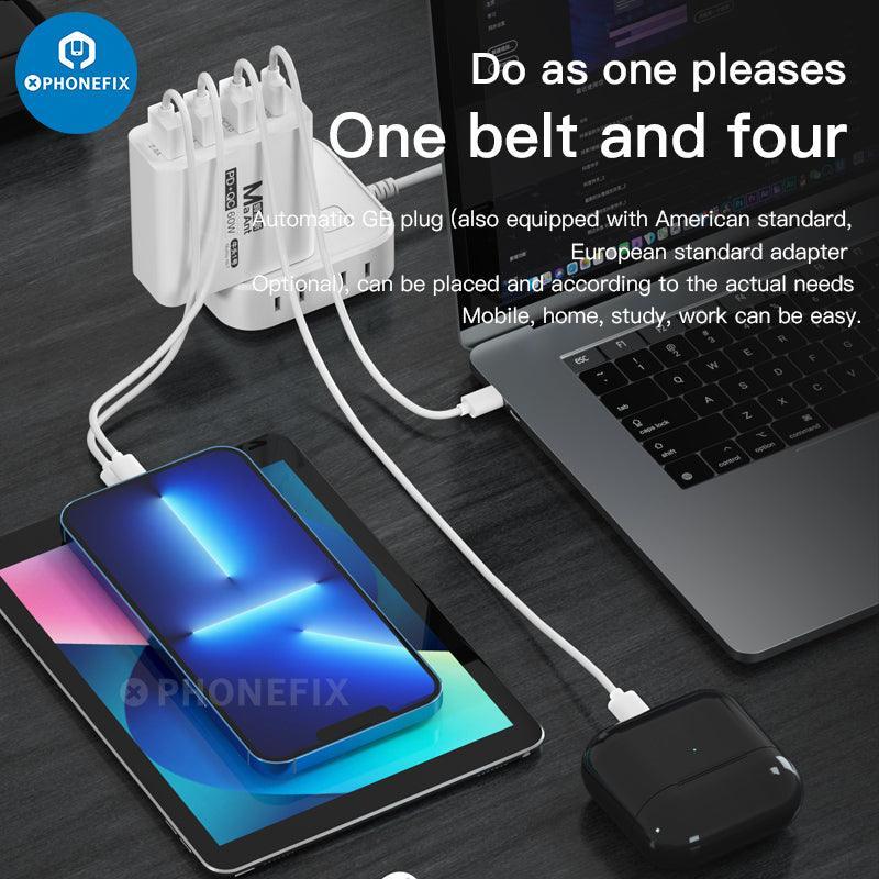MaAnt Niutou No.1 60W 4-Port USB Quick Charger For Phone Tablet - Image 7