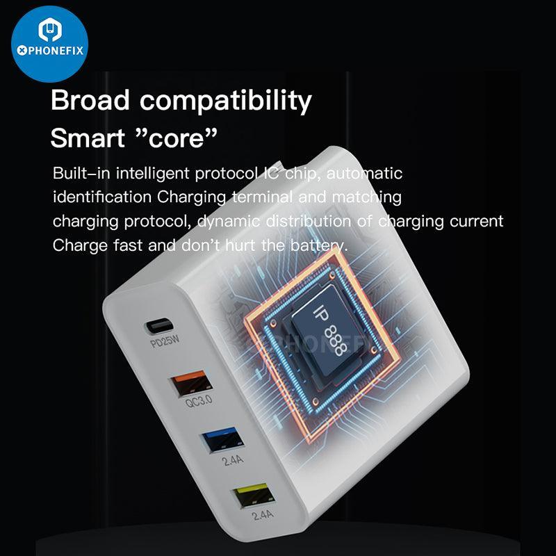 MaAnt Niutou No.1 60W 4-Port USB Quick Charger For Phone Tablet - Image 8