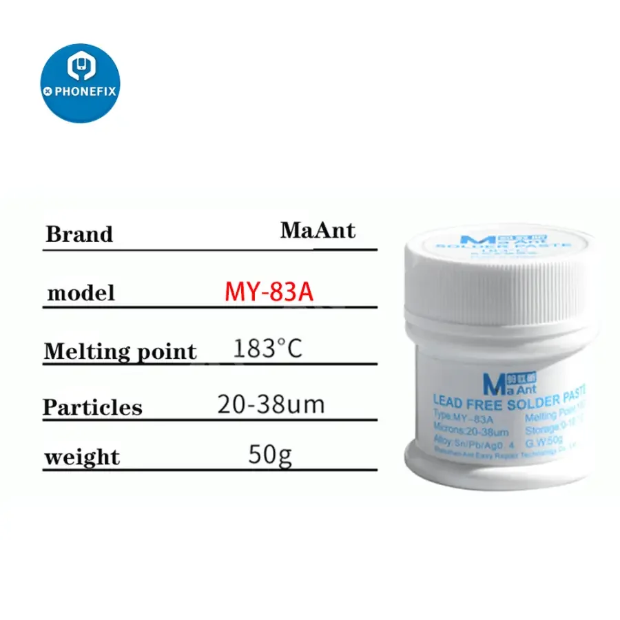 MaAnt Solder Paste 138 158 183 Degrees BGA Soldering Tin Flux - Image 6