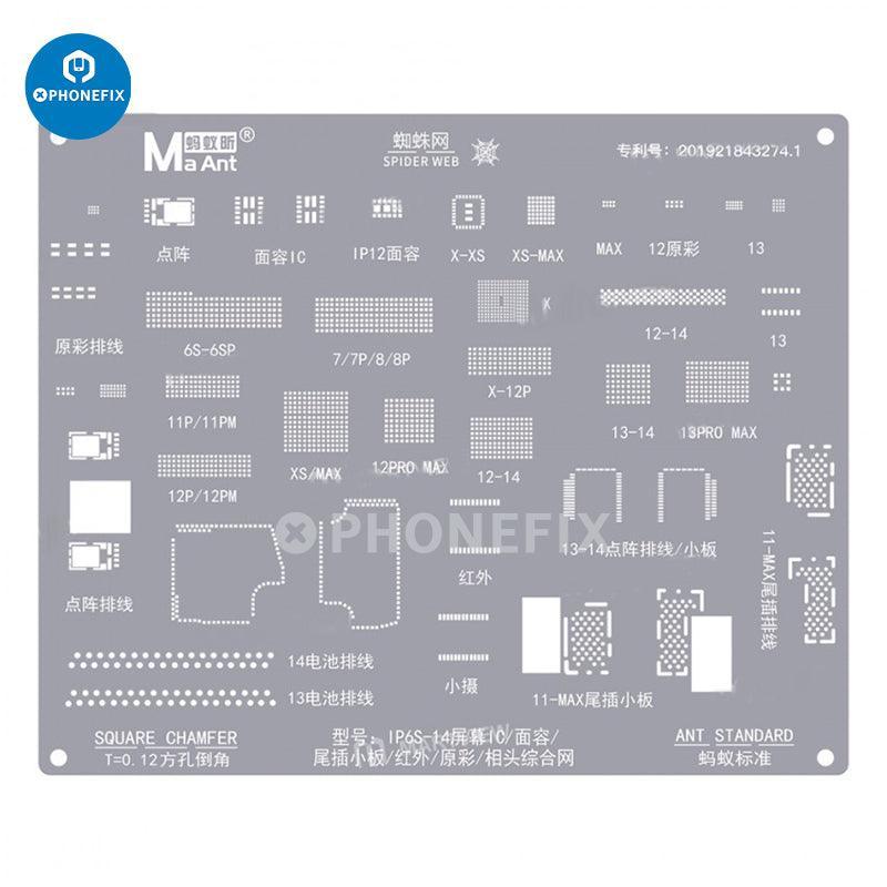 MaAnt Universal BGA Reballing Stencil For iPhone 6-15 Pro Max - Image 3