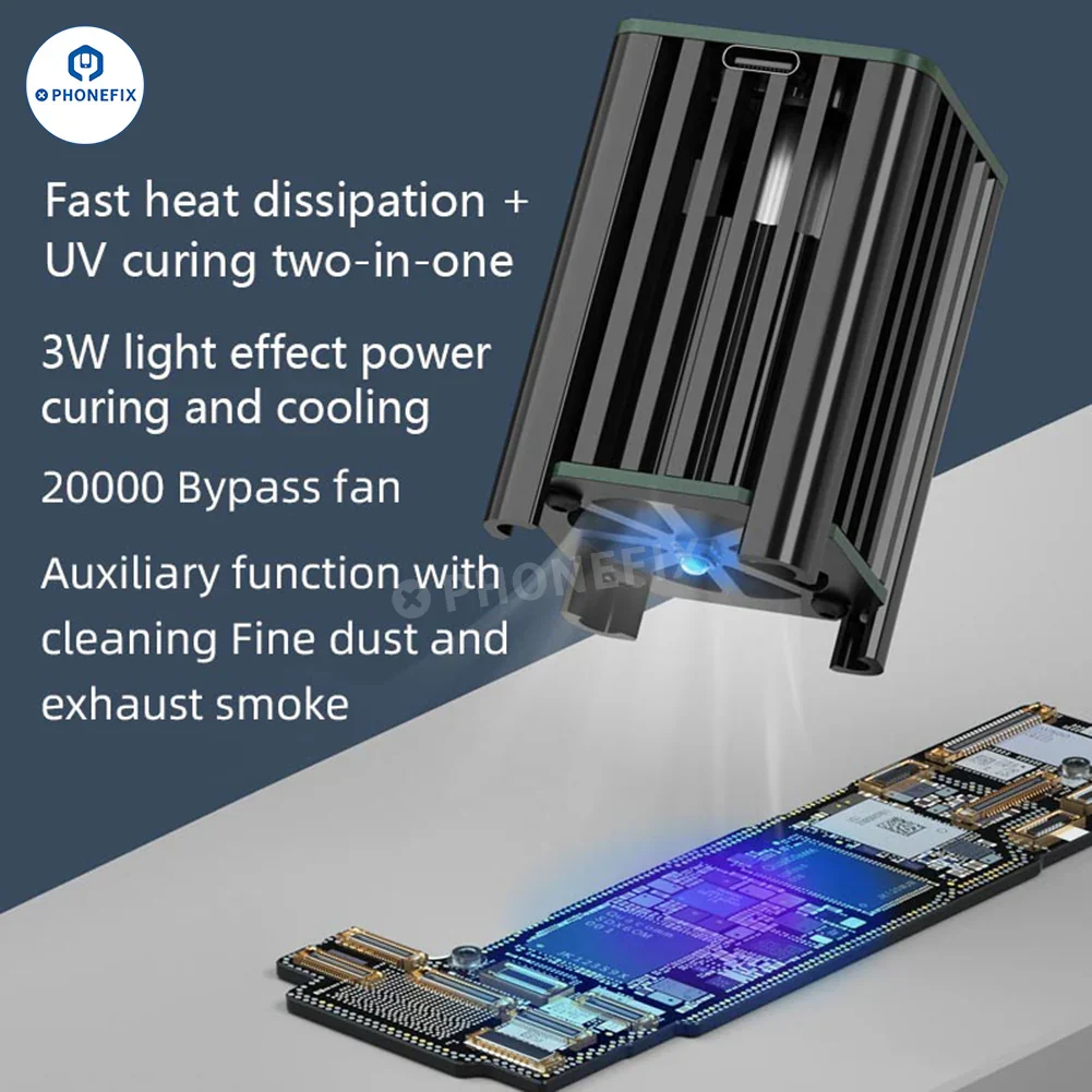 MaAnt UV-01 MY-01 UV Curing Lamp Cooling Fan Fast Heat Dissipation - Image 12