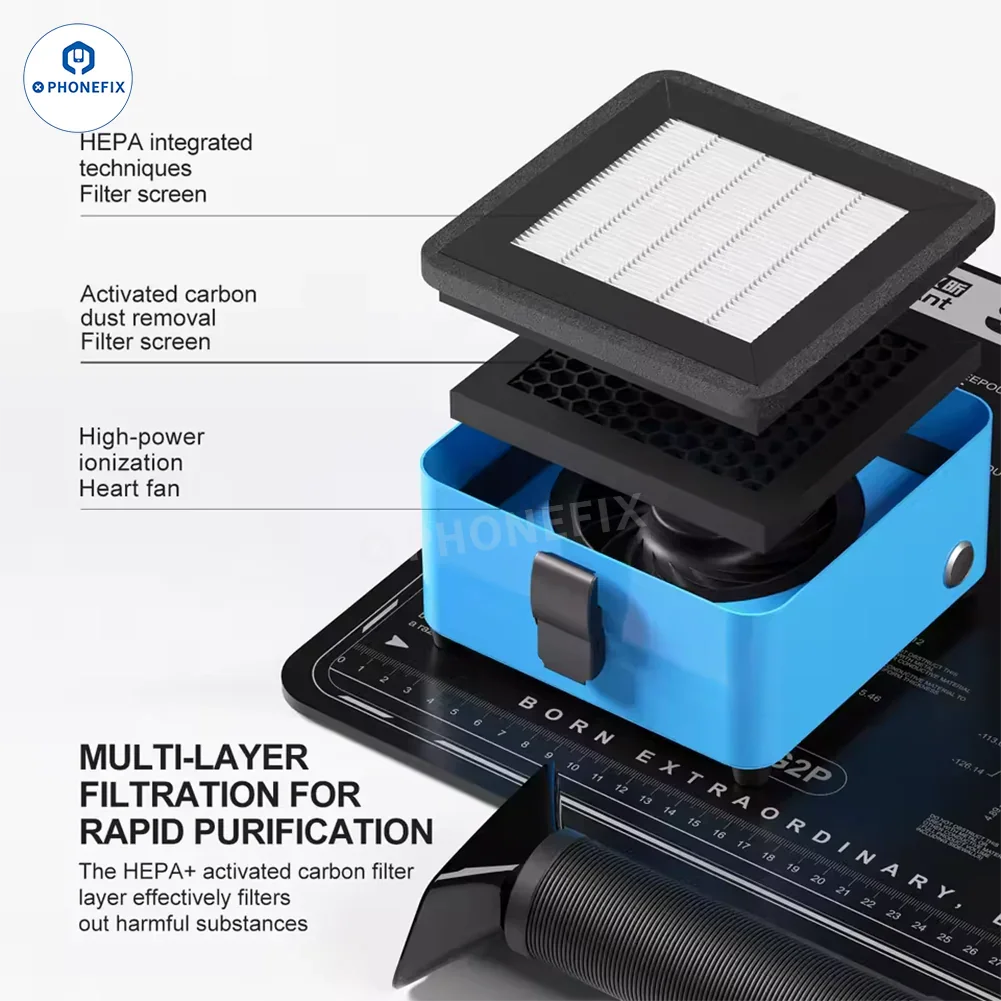 MaAnt YL01 Desktop Smoke Fume Extractor for Phone Soldering Repair - Image 2