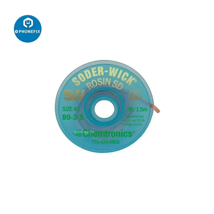Made in USA SODER-WICK Suction wire 18025/18035/18045/18055 - Image 5
