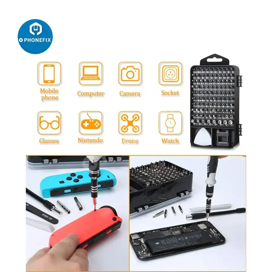 Magnetic Precision Screwdriver Set Repair Tool Kit For Phone Laptop Tablet - Image 5