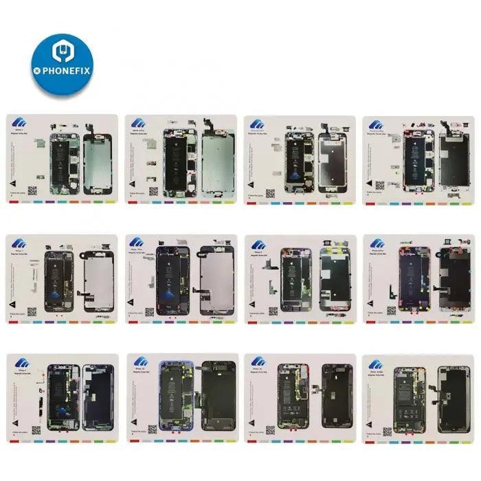 Magnetic Screw Mat for iPhone 6-15 pro max Disassembly Guide Pad - Image 3