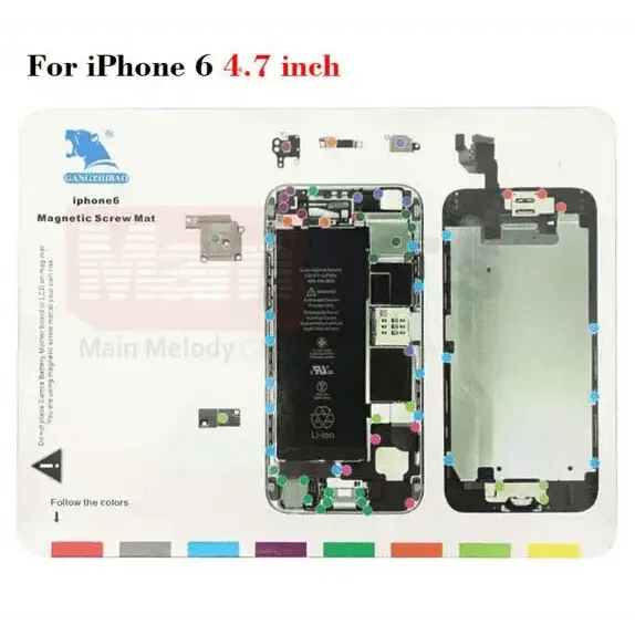Magnetic Screw Mat for iPhone 6-15 pro max Disassembly Guide Pad - Image 7