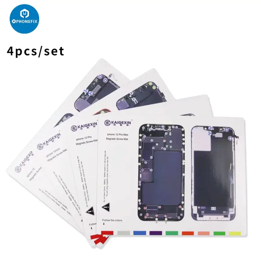 Magnetic Screw Mat Parts Storage Pad For iPhone 12-14 Pro Max - Image 2