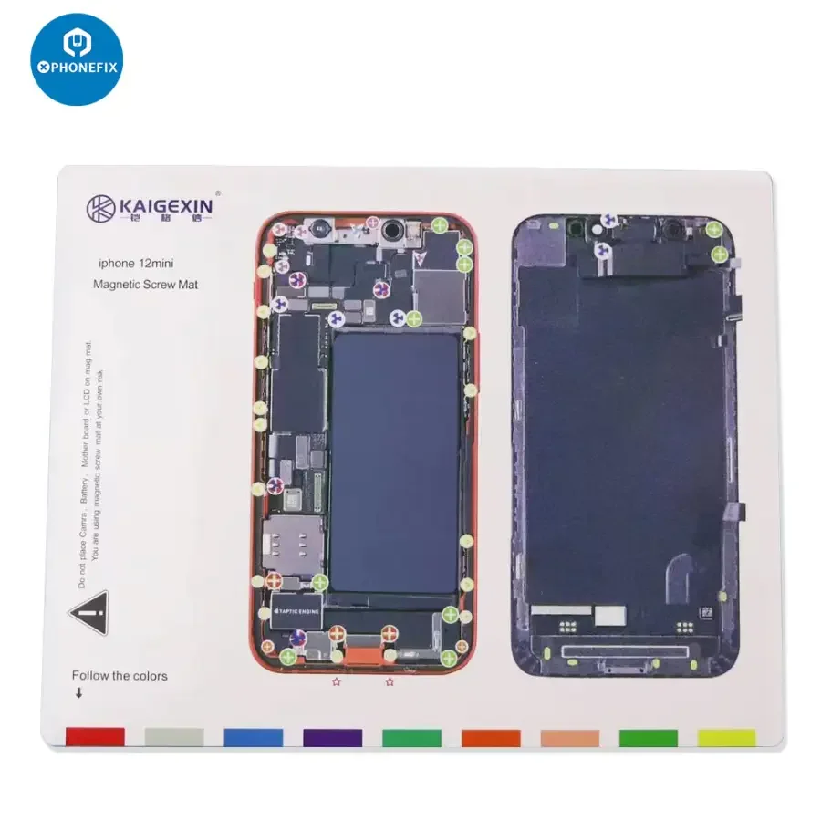 Magnetic Screw Mat Parts Storage Pad For iPhone 12-14 Pro Max - Image 4