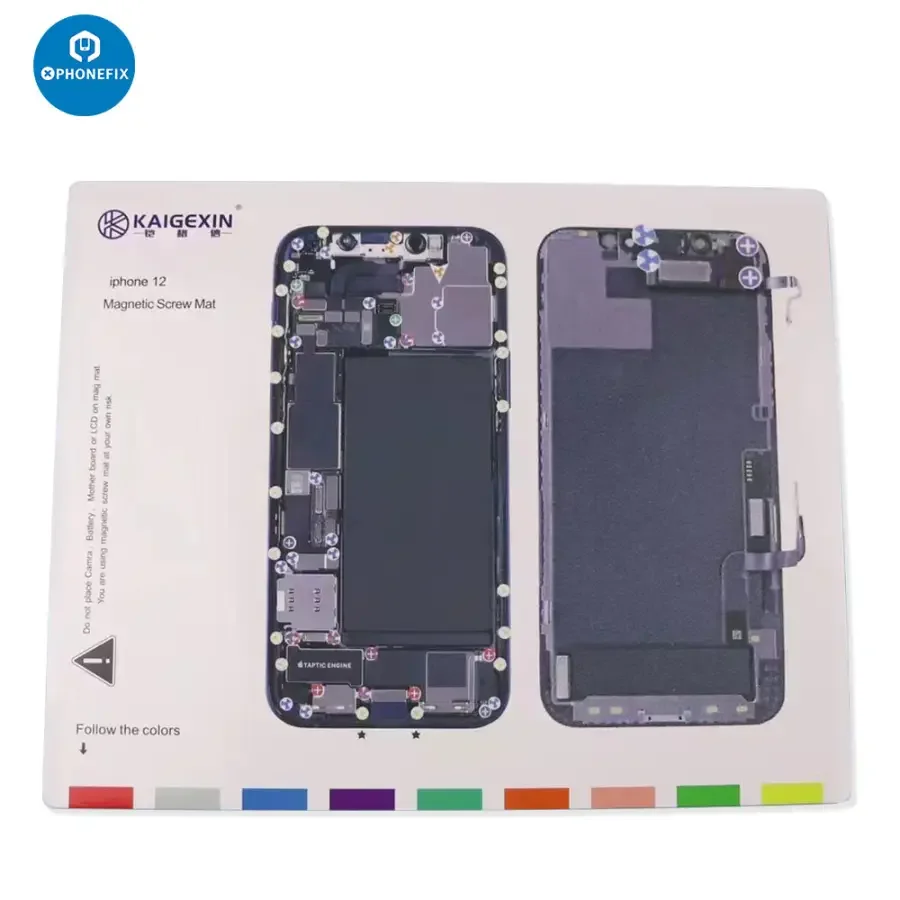 Magnetic Screw Mat Parts Storage Pad For iPhone 12-14 Pro Max - Image 5